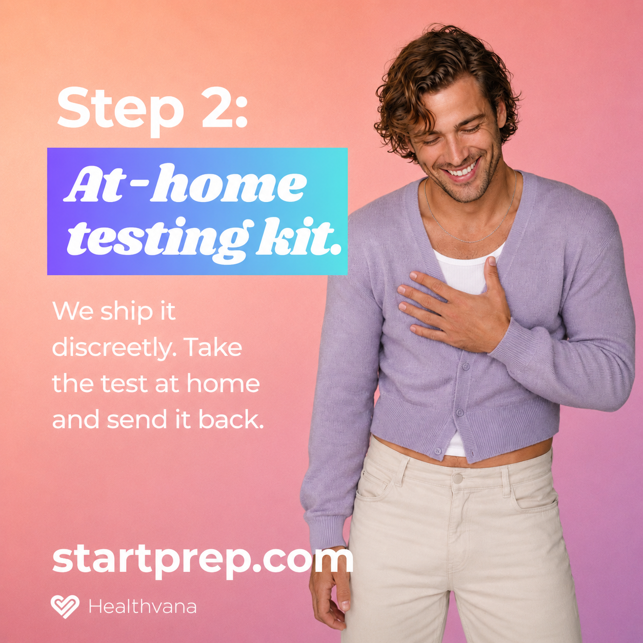 Step 2: Discreet At-Home Testing