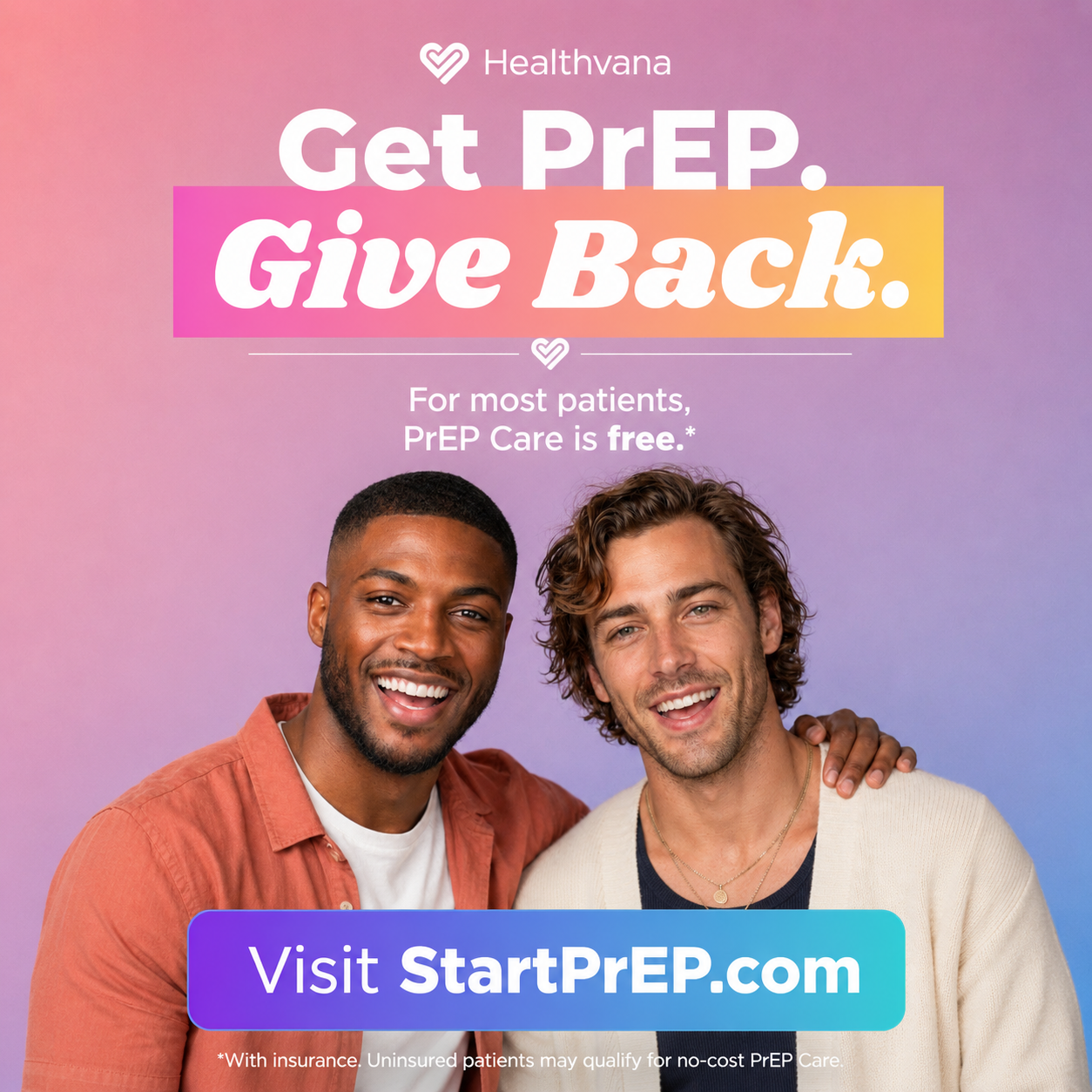 Get PrEP. Give Back.